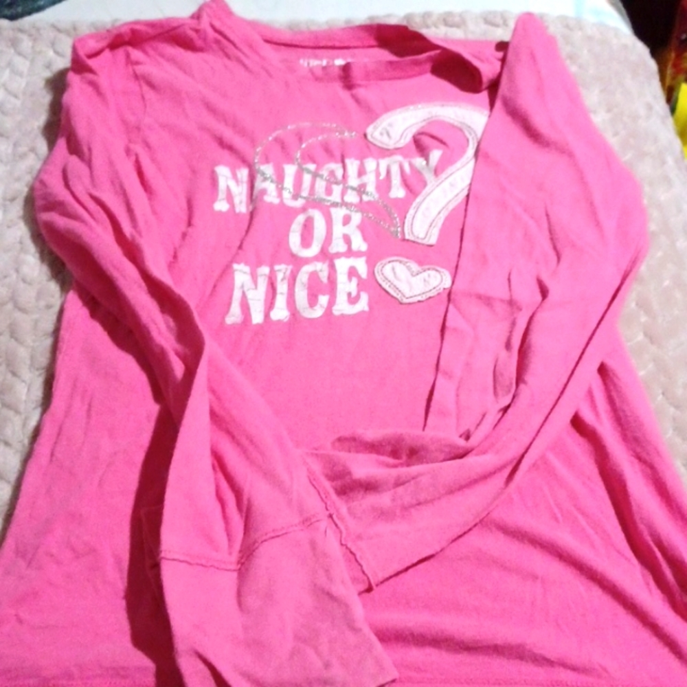 Pink long sleeve shirt from limited 🌸 too